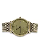 Złoty zegarek damski 14k 585 z bransoletą Geneve mw017y&mbw013yo-f