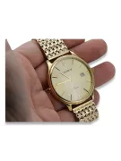 Złoty zegarek damski 14k 585 z bransoletą Geneve mw017y&mbw013yo-f