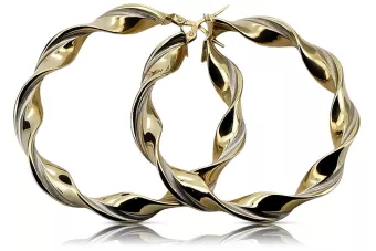 Boucles d'oreilles en or ★ https://zlotychlopak.pl/fr/ ★ Échantillon d'or 585 333 Prix bas !