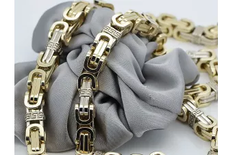 Karališkoji Bizantijos auksinė grandinėlė 14k 585 solid