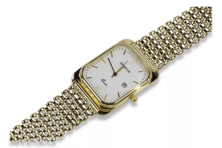 Reloj de oro Geneve ★ https://zlotychlopak.pl/es/ ★ Pureza de oro 585 333 ¡Precio bajo!