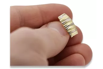 Pendientes de oro de 14k ★ https://zlotychlopak.pl/es/ ★ Oro fino 585 333 ¡Barato!