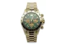 Złoty zegarek z bransoletą męski 14k Geneve mw014ydgr&mbw015y