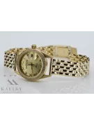 Gold men's watch Geneve ★ zlotychlopak.pl ★ Gold purity 585 333 Low Price!