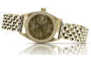 Gold men's watch Geneve ★ zlotychlopak.pl ★ Gold purity 585 333 Low Price!