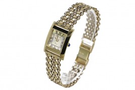 Золотые женские часы 14K 585 Geneve